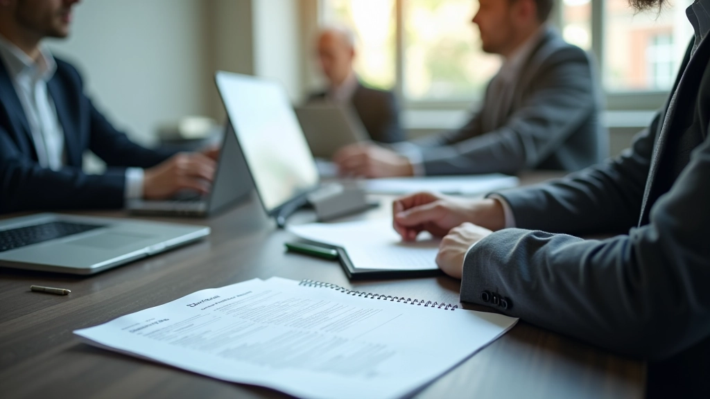 Ambiente de trabalho organizado com ferramentas de recuperação de dados e documentação técnica